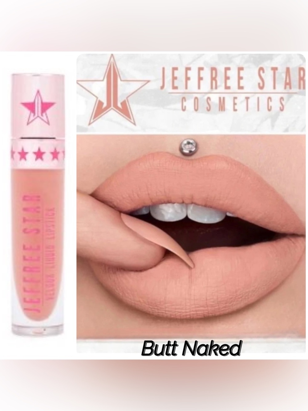 Jeffree Star Velour Liquid Lipstick in Butt Naked Chrome Collection